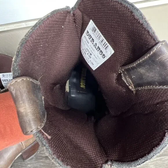 Durango Crush Women Brown Leather Slouch Western Boots 8.5M Distressed RD3494 - Picture 11 of 12